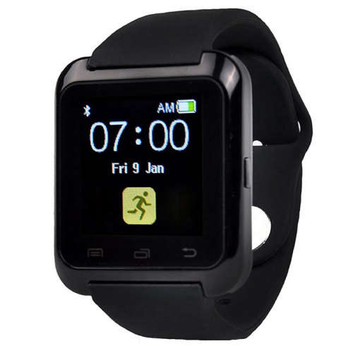 Wearable 1.5" Touch Screen Smart Watch w/ Bluetooth, Pedometer - Black