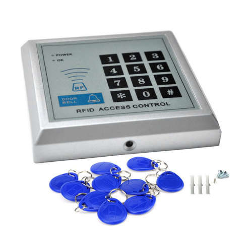 Electronic RFID Entry Door Lock Access Control System + 10 Key Fobs SC