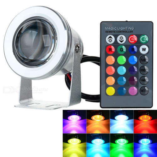 3W RGB LED Garden Light Underwater Lamp for Fish Tank