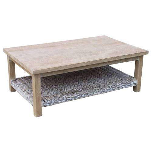 KUBU WHITEWASH COFFEE TABLE