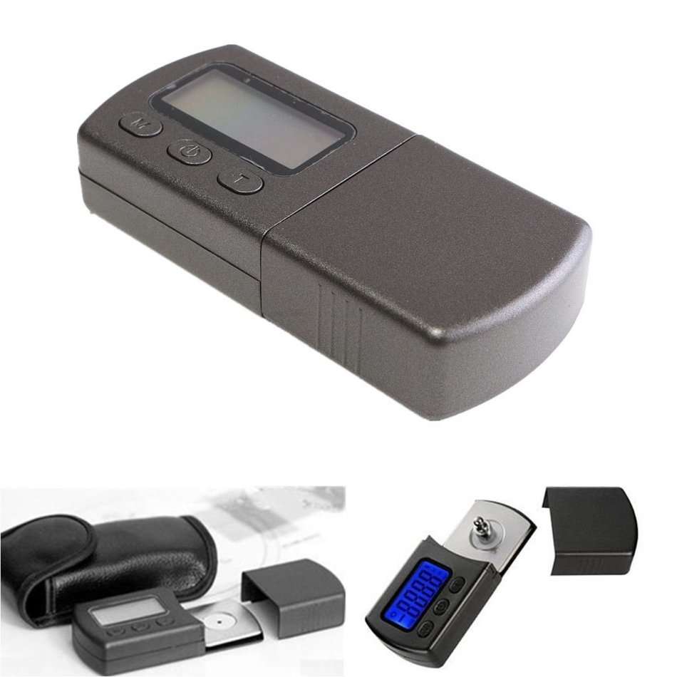 0.01gx5g Professional Digital Turntable Stylus Force Scale Gauge for Jewelry