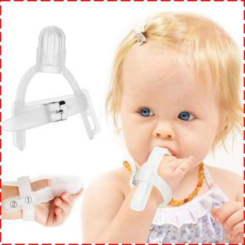 Thumbsucking Silicone Thumb Sucking Stop Finger Guard Protector For 1-5 years Baby Kids