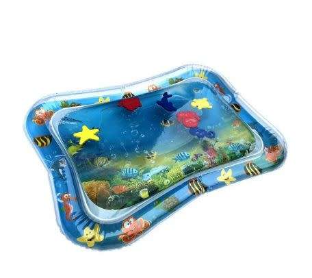 Inflatable Water Baby Play Mat Infants Toddlers Fun Tummy Time Play Activity Center