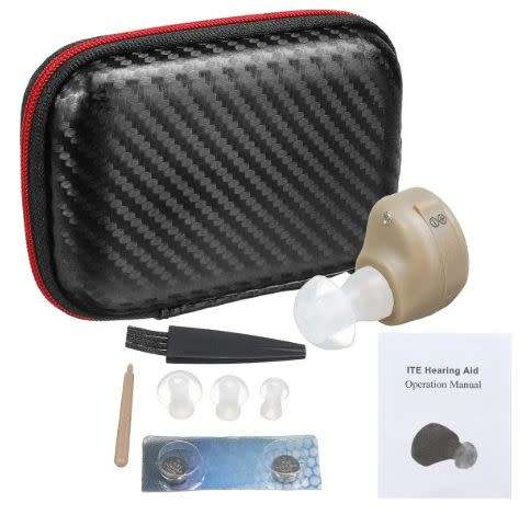 Portable Digital Hearing Aid Enhancer Mini In-Ear Sound Voice Amplifier