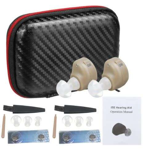 Portable Digital Hearing Aid Enhancer Mini In-Ear Sound Voice Amplifier