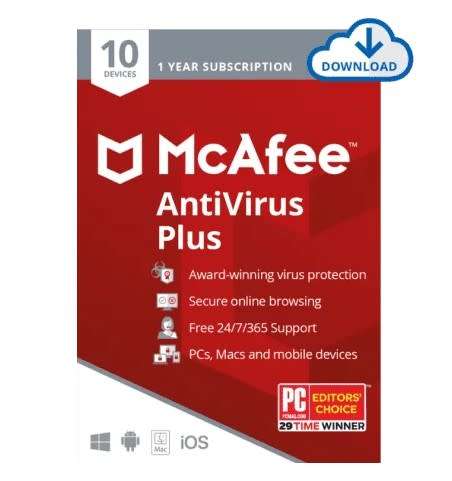 McAfee AntiVirus Plus