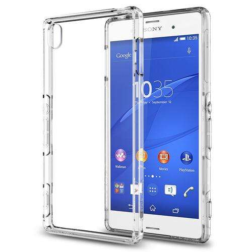 Sony Xperia Z3 Clear Ultra Slim Rubber Cover