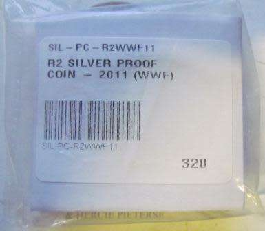 2011 WWF Silver R2 Proof - Still sealed as from SA Mint