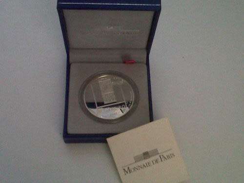 Silver 1 Oz  Proof 2007 Rugby World Cup Coin