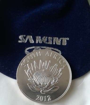 1oz Engelhard .999 Pure  +W & A .SISULU ** 2012 SILVER R1 " PRTOEA UNC" WALTER AND ALBERTINA SISULU