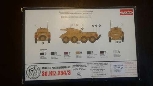 RODEN SCALE MODEL 1.72 116TH PANZER DIVISION 1944