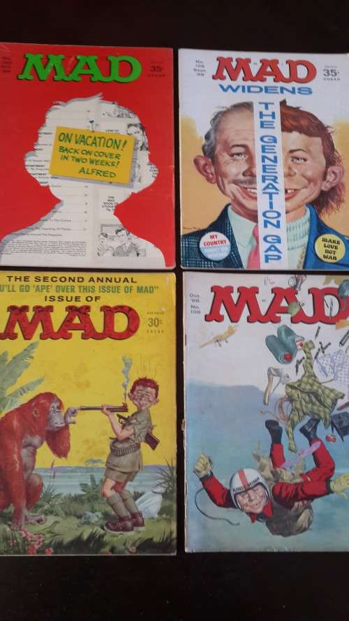 4 x MAD MAGAZINE 1960's