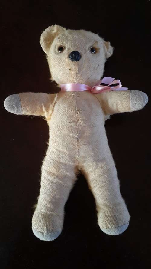 1950's HAND STITCHED TEDDY BEAR