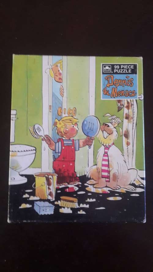 RARE 1987 DENNIS THE MENACE 99" PIECE PUZZLE (COMPLETE @ ORIGINAL BOX)