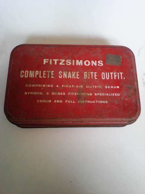 Rare !! 1959 Fitzsimons Complete Snake Bite Kit