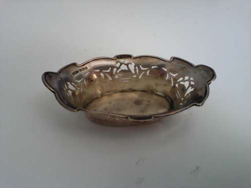 J.G Ltd 1926 Birmingham Silver Mustard Dish (Mint Condition)