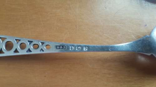 5 x Silver Teaspoons Circa 1914 By Edward Souter Barnsley Birmingham