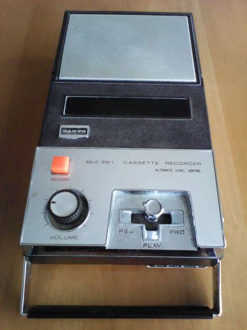 Rare 1970's Sanyo Cassette Recorder (Near Mint Condition For Age)