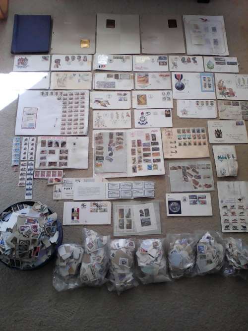 Massive Collection Of Stamps Including Three Circa 1982 (22K Gold) Plus Mounted / Commerative Stamps
