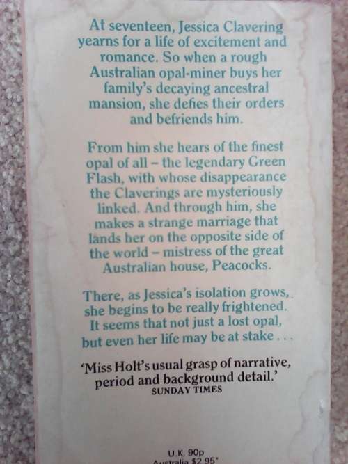 The Pride of the Peacock (Paperback) Victoria Holt