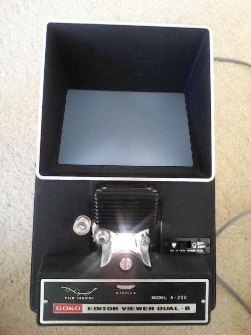 Vintage Goko Editor Viewer Dual - 8 (Film projector)