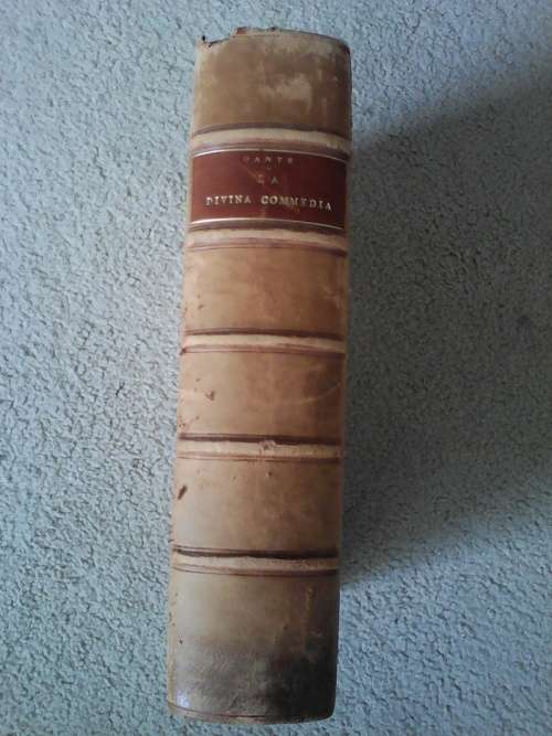 Circa 1820 Dante L A Divina Commedia (Large Leather Hardcover)