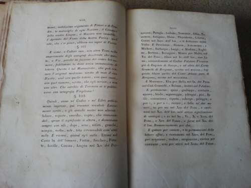 Circa 1820 Dante L A Divina Commedia (Large Leather Hardcover)