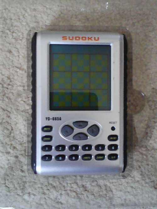 Sudoku Electronic Puzzle Game YD-665A (Original Packaging @ Working)