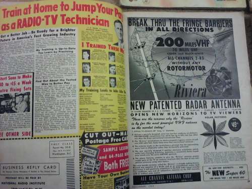 19 x Circa 1951 - 1967 Radio - Electronics / Electronics World / Radio @ TV News Magazines