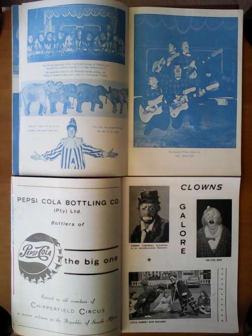 2 Vintage Boswell's Sirkus (Combined with Wilkie) @ Chipperfields Circus Programmes