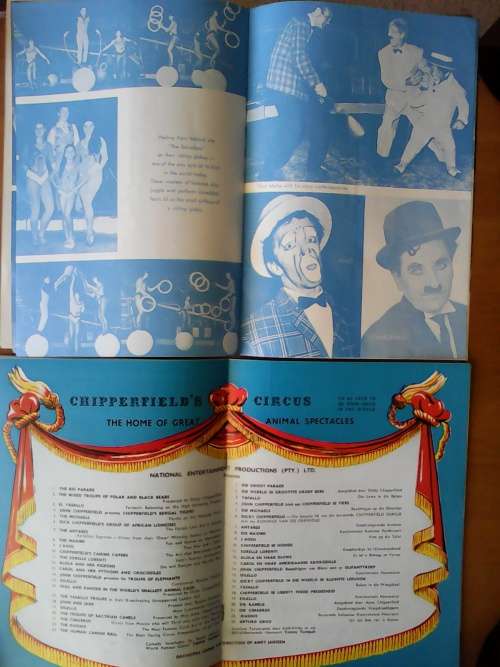 2 Vintage Boswell's Sirkus (Combined with Wilkie) @ Chipperfields Circus Programmes