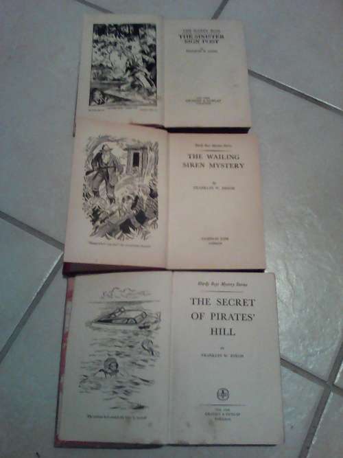 3 x Hardy Boys Circa 1936 / 1956 / 1966 (Hardcover) Franklin W.Dixon - Sold as one lot
