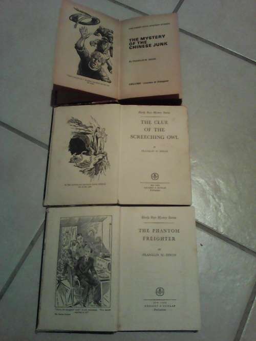 3 x Hardy Boys Circa 1974 / 1962 / 1947 (Hardcover) Franklin W.Dixon - Sold as one lot