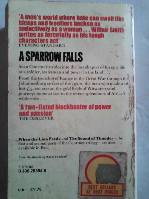 A Sparrow Falls (Paperback) Wilbur Smith