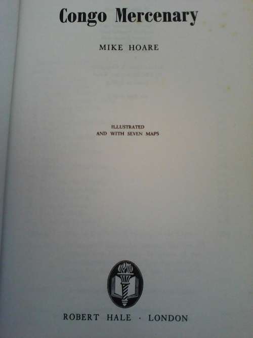 Congo Mercenary (1971 Hardcover) Mike Hoare