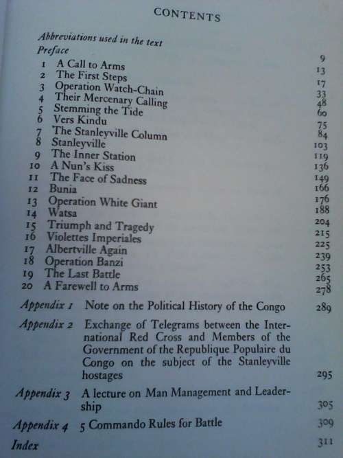 Congo Mercenary (1971 Hardcover) Mike Hoare