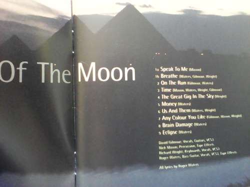 Pink Floyd The Dark Side Of The Moon (Twentieth Anniversary Edition Sept 1992)