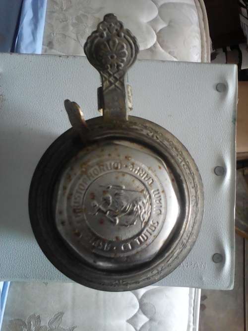 Rare Vintage West German BMF Beer Tankard with working Bell Mechanism (Near mint condition for age)