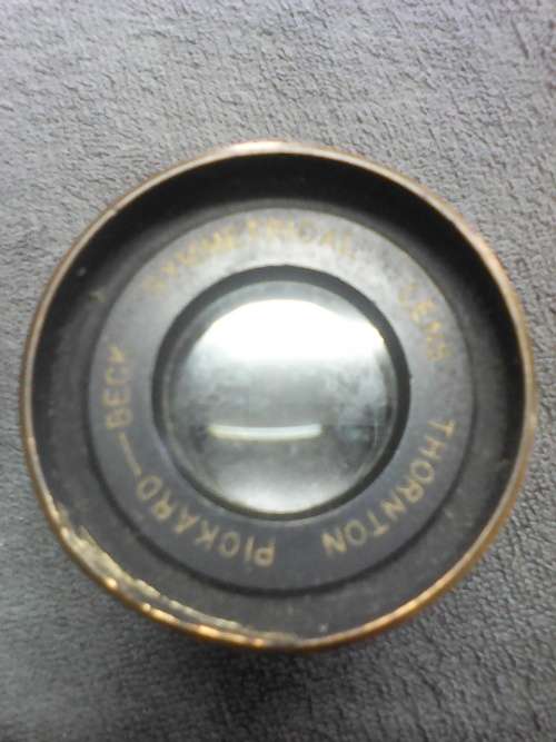Circa 1885 Thorton Pickard Beck Brass Lens + Taylor Hobson lens (Free) See Description