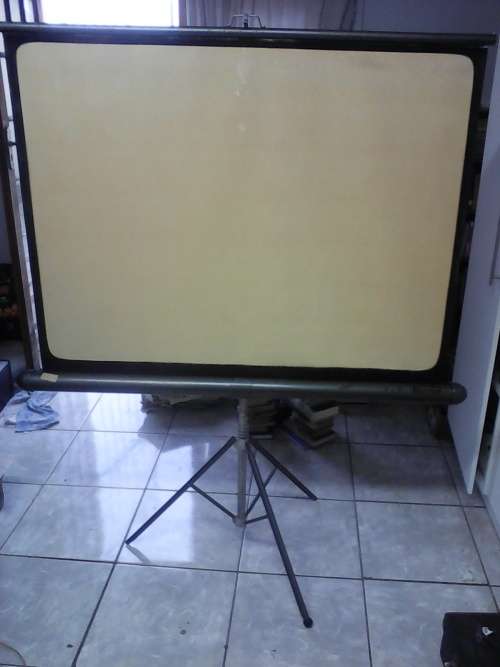 Vintage Lumaplak Projector Screen