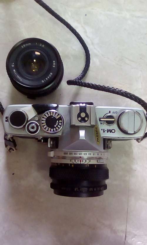 Olympus OM-1n 35mm Camera With Lens (Circa 1973 - 1974) Includes Additional Lens