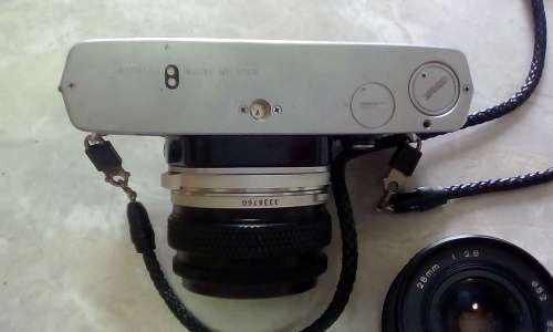 Olympus OM-1n 35mm Camera With Lens (Circa 1973 - 1974) Includes Additional Lens