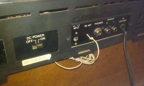 Retro K.I.C Turntable / Double Cassette Deck / Radio Combo With Original Speakers (Working)