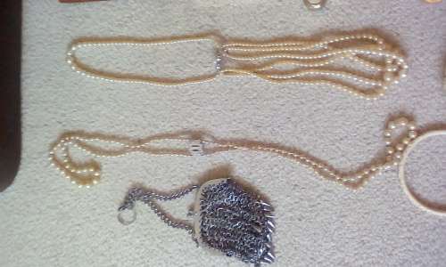 Vintage Vanity Case With Assortment Of Vintage Items - See Description