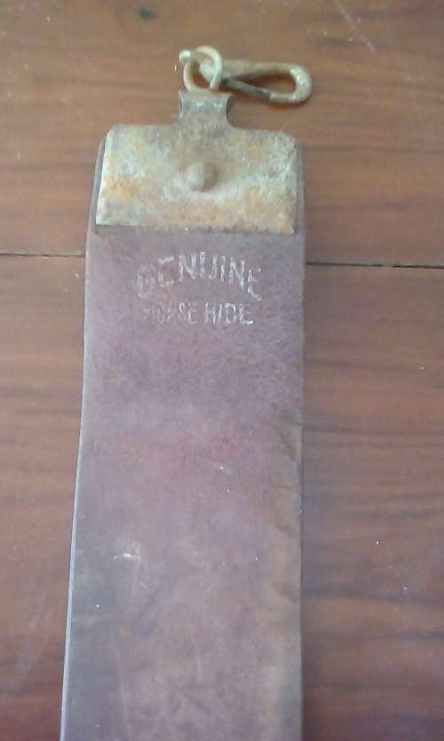 Vintage Genuine Horse Hide Strop