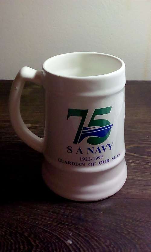 75 S A Navy 1922 - 1997 Ceramic Tankard