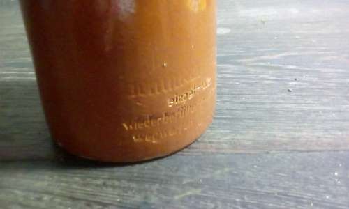 Vintage Schnapps Bottle