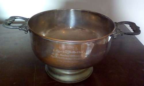 Rhodesian African Rifles Soup Tureen To Major P.J O Movuis 13 Nov 1978