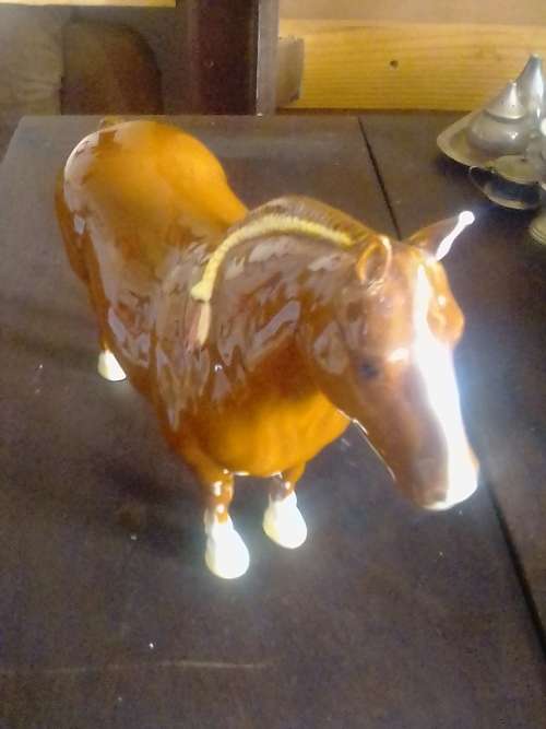 Vintage Beswick Cart Horse