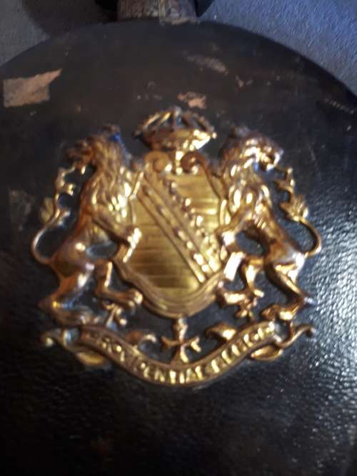 Vintage Italian Leather Bound Perfume Bottle